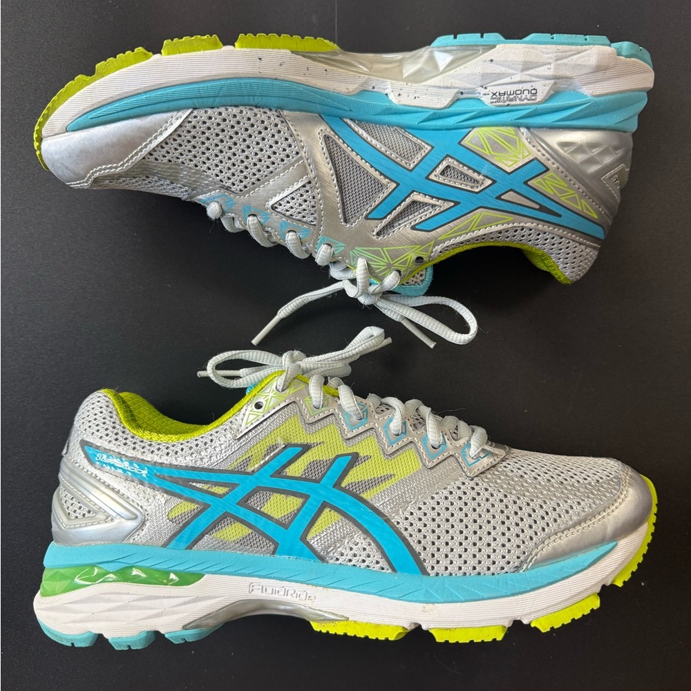 Asics GT 2000 v 4 Women's Running Shoes Size US 8 EU 39.5 Silver T657N